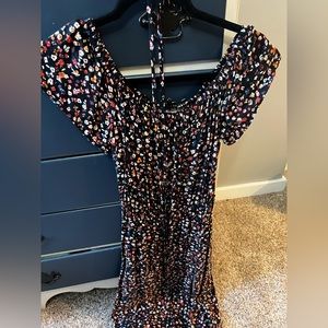 Maxi Floral Off the Shoulder Dress